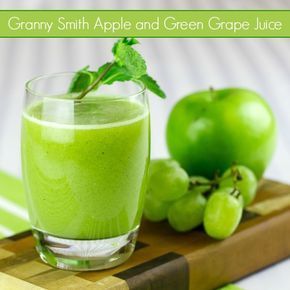 Granny Smith Apple and Green Grape Juice Recipe Juice Recipes With Grapes, Green Grape Juice Recipe, Green Grape Juice, Bulk Recipes, Grape Juice Recipe, Apple Juice Recipe, Grape Harvest, Granny Smith Apple, Homemade Juice