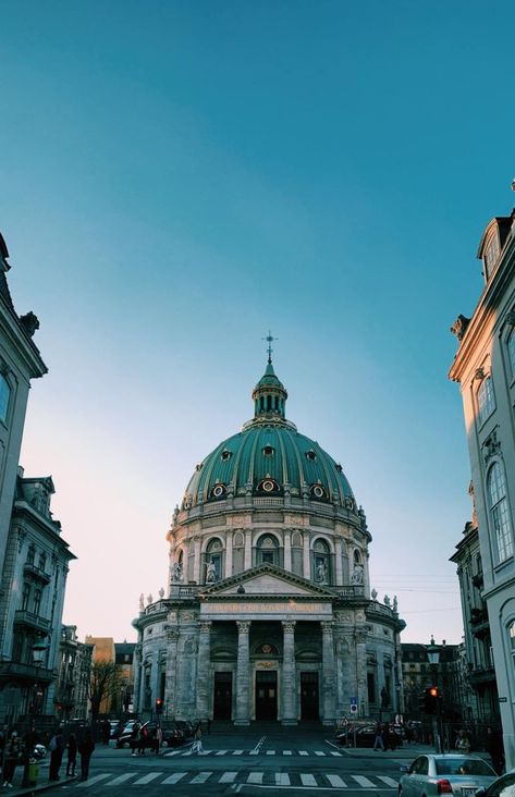 Green Dome, Dome Building, Building Images, Adventure Bucket List, City Wallpaper, Copenhagen Denmark, Old Building, Public Domain Images, Old Buildings