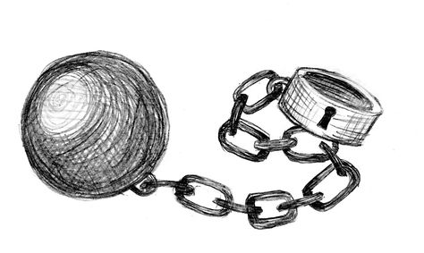 D's Sketch Blog: [ 284 ] ball and chain Ball And Chain Drawing, Ball And Chain Tattoo Traditional, Chained Up Prisoner Drawing, Chain Doodle, Ball And Chain Tattoo, Chain Sketch, Handcuffs Drawing, Chain Drawing, Chain Tattoo