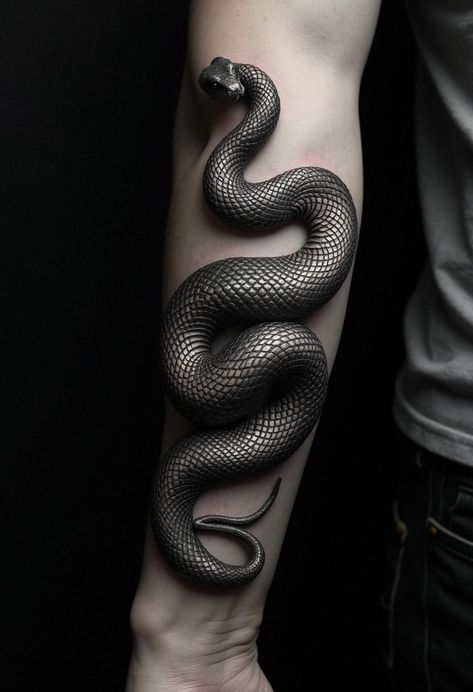 Stunning Snake Tattoos Design Ideas Snek Tattoo Design, Delicate Snake Tattoos For Women, Snake Clavicle Tattoo, World Serpent Tattoo, Black And White Snake Tattoo, Realistic Snake Tattoo, Snake Neck Tattoo, Black Mamba Tattoo, Red Snake Tattoo