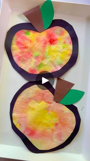 6.8K views · 229 reactions | Did you know you can turn coffee filters into beautiful apple suncatchers? 🍎✨ This simple craft is a perfect way for kids to celebrate the fall season and add a splash of color to your windows. Grab some coffee filters, dot or regular markers, and a little creativity to make these gorgeous apple suncatchers together! #FallCrafts #KidsActivities #AppleSuncatchers #CreativeKids

AGE: 2-8 years 
MESS LEVEL: low 
DIFFICULTY TO CREATE: easy
SKILLS DEVELOPED:  fine motor skills, hand-eye coordination, imaginative play, creativity.
_____________
PLaY 🌈CReaTivEly
#happytoddlerplaytime | Mandisa | Happy Toddler Playtime | Marshall Rogalski · Make My Day Coffee Filter Apple Craft, Apple Suncatcher Craft, Easy Apple Crafts For Toddlers, Toddler Apple Crafts, Apple Suncatcher, Coffee Filter Crafts, Apple Craft, Suncatcher Craft, Apple Art