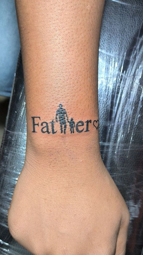 Father Tattoo For Daughter, Tattoo Ideas For Father, My Fathers Keeper Tattoo, Father Tattoo Design, Father Daughter Tattoo, Tattoo Fishing, Brother And Sister Tattoo Ideas, Sister Tattoo Ideas, Father Daughter Tattoos