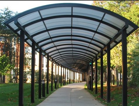 Walkway Covering From Building to Building, Covered Walkway Canopy, Walkway Covers for Schools: Manufacturers of Walkway Awnings, Walkways, Walkway Sheds, Domestic Walkway Canopies,Covered Walkway Covered Walkway Architecture, Translucent Wall, Outdoor Walkway, Custom Canopy, Covered Walkway, Cladding Systems, Dream Yard, Canopy Design, Canopy Cover