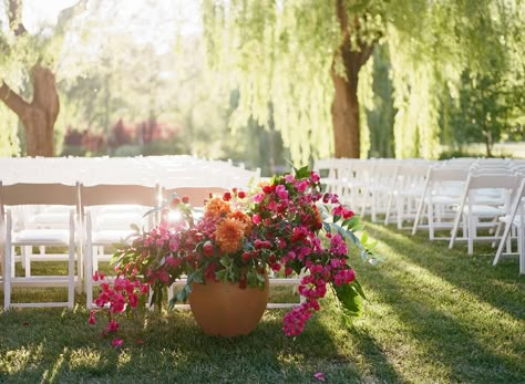 Black Swan Lake, Flowers In Pots, Las Vegas Wedding Venue, Ceremony Aisle, Aisle Flowers, Spanish Wedding, Wine Country California, Pot Plant, Event Planning Design