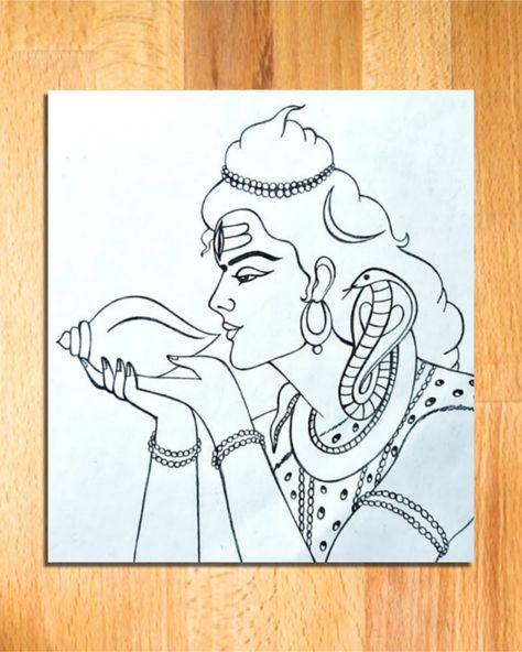 Bholenath Easy Drawing || Lord Shiva Drawing Drinking Poison Step by Step || bholenath drawing, mahadeva drawing, lord shiva drawing, mahadev drawing, how to draw lord shiva, how to draw bholenath, bholenath pencil sketch drawing, lord shiva pencil sketch, pencil sketch, art videos, vivek art academy. Rama Drawing Easy, Rama Drawing, Drawing Lord Shiva, Lord Shiva Drawing, Shiva Drawing, Hard Drawings, Pencil Sketch Images, Indian Art Gallery, Small Rangoli Design