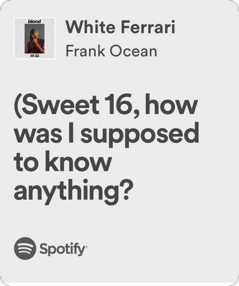 White Ferrari, Frank Ocean, Sweet 16, Collage, Birthday, Pins, Quick Saves