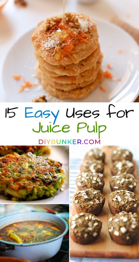 Add Fiber To Your Diet, Juice Pulp Muffins, Juicer Pulp Recipes, Juice Pulp Recipes, Pulp Recipes, Pulp Recipe, Infused Water Recipes, Juicer Recipes, Juice Fast