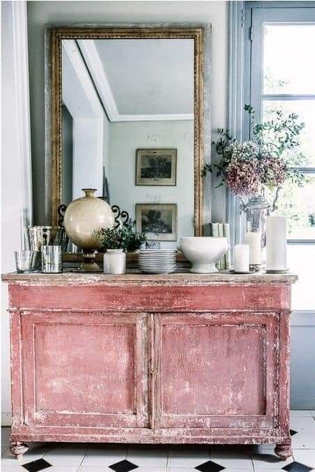 Pink Dresser, Interior Boho, Distressed Furniture, Paint Furniture, Furniture Inspiration, Dream Room, 인테리어 디자인, The Dream, The Other Side