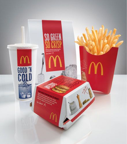 Design Business Association : McDonald’s Global Packaging Mcd Burger, Secondary Packaging, Burger Packaging, Real Looking Baby Dolls, Happy Meal Box, Mc Donald's, Burger Box, Mcdonalds Gift Card, Disney Frozen Birthday