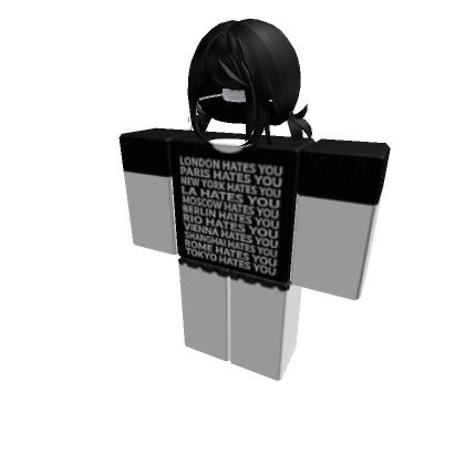 R6 Outfits Roblox Girl, R6 Female Roblox Avatars, Roblox Shirt Code, R6 Outfits, R6 Avatars, Miss U My Love, Roblox Character, Soul And Maka, Nendoroid Anime