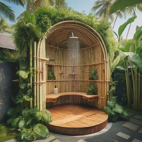 10 Best Outdoor Shower Ideas for 2024 – Rbrohant Outdoor Powder Room Ideas, Diy Outdoor Shower Ideas How To Build, Bamboo Outdoor Shower Ideas, Outdoor Shower Aesthetic, Outdoor Shower Ideas Backyards, Outdoor Shower Ideas Private, Outdoor Powder Room, Rustic Outdoor Shower Ideas, Diy Small Backyard Ideas