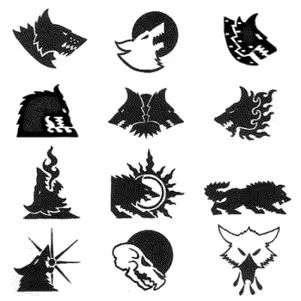 Current great company icons Wh40k Tattoo, Warhammer 40k Tattoo, Warhammer Tattoo, Warhammer 40k Space Wolves, Space Wolf, Wolf Skull, The Forge, Space Wolves, Arte Dc Comics