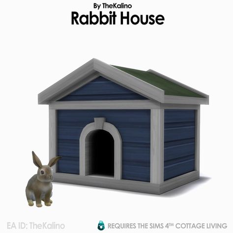 Sims 4 Rabbit Cc, Sims Pets, Rabbit House, The Sims 4 Packs, Sims 4 Game Mods, Tumblr Sims 4, Bunny House, Sims 4 Characters, Sims House Design