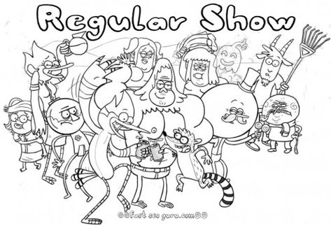 Free Printable #cartoon network #regularshow #coloring pages for kids.free online print out cartoon network regular show coloring pages characters fargelegge tegninger for kids.how to draw regular show characters Coloring Pages Cartoon Network, Regular Show Coloring Pages, Regular Show Drawings, Cartoon Network Coloring Pages, Regular Show Tattoo, Pistachio Fudge, Adventure Time Coloring Pages, Cartoon Network Powerpuff Girls, Free Cartoon Characters