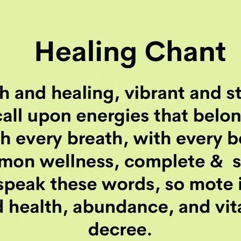 Margaret Jamison on Instagram: "Slide 1: a chant for healing and health Slide 2: a candle dressing for healing and health by @eclecticgreenwitchery" Healing Spells For Others Health, Spells For Health, Healing Incantation, Candle Dressing, Healing Spells, 2 A, Affirmations, Healing, Candles