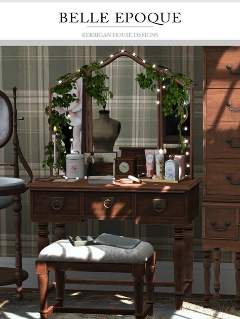 [KHD] Belle Époque Set (Sims 3) | Patreon Dark Academia Bed Room, Sims 3 Conversions, Sims Packs, Sims 4 Bedroom, Vintage House Plans, Sims House Design, The Sims 3, Sims 4 Cc Furniture, Sims 4 Game