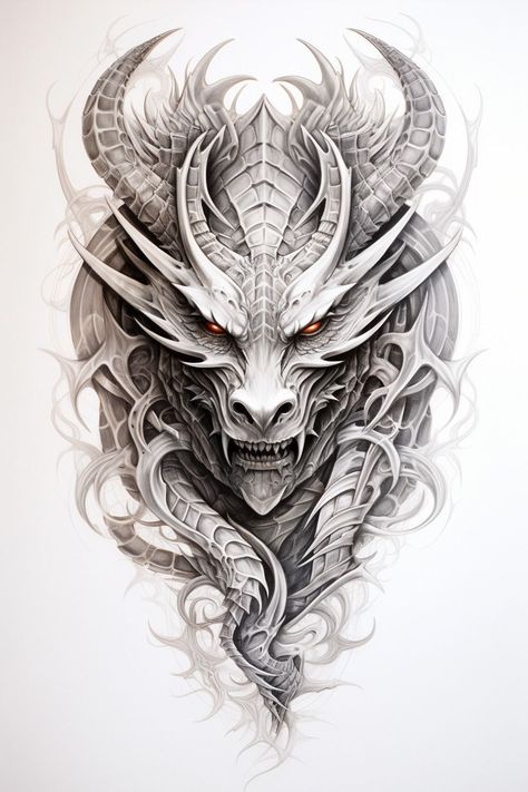 Dragon Tattoo Realistic, Flying Phoenix Tattoo, Most Beautiful Tattoos, Samurai Tattoo Sleeve, Dragon Tattoo Art, Armband Tattoo Design, Dragon Tattoo Designs, Skull Tattoo Design, Phoenix Tattoo