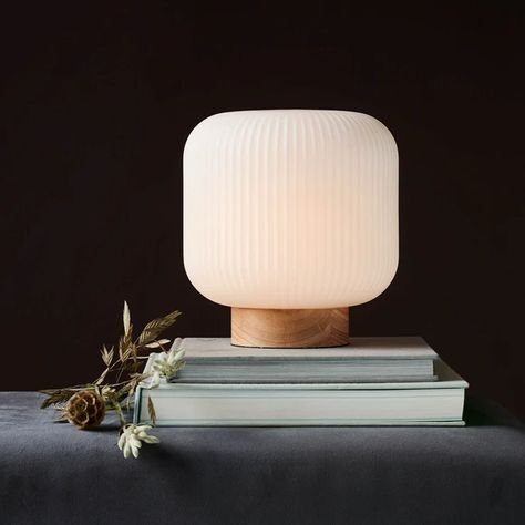 Table Lamps - Lampsy Nordic Decor, Small Table Lamp, Table Lamp Wood, Wood Shades, Lampe Design, Opal White, Black Table Lamps, White Table Lamp, Glass Table Lamp