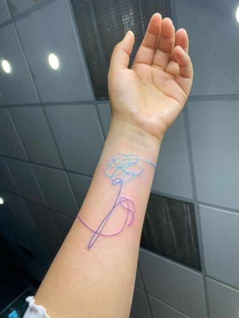 Tattoo Love Yourself, Bts Tattoo, Bts Tattoos, Tattoo Love, Love Yourself, Fish Tattoos, Jesus Fish Tattoo, Watercolor Tattoo, Tatting