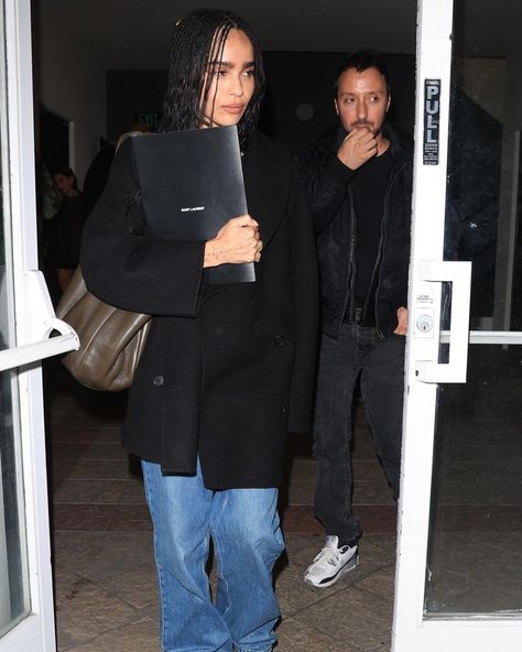 zoë and channing leaving the SAG strike ending party at sunset tower in west hollywood 🫶🏾 | Instagram Zoe Kravitz Instagram, Zoe Kravitz Style, Zoe Isabella Kravitz, Zoë Kravitz, Emma Style, Zoe Kravitz, November 9, Celebrity Street Style, Chic Woman