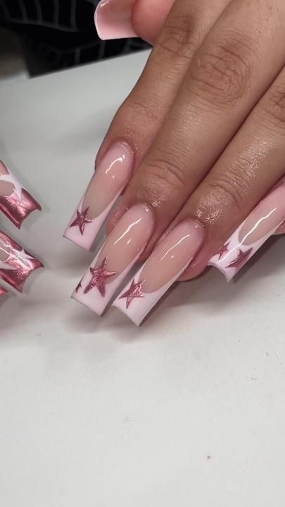 Fall Pink Nails, Summer Nails Bright, Nails Bright, Fall Pink, Girly Acrylic Nails, Simple Acrylic Nails, Unique Acrylic Nails, Acrylic Nails Coffin Short, Pink Acrylic Nails