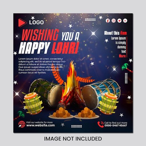 Lohri Celebration, Facebook Story, Happy Lohri, Story Template, Stories Instagram, Instagram Story, How To Find Out, Instagram