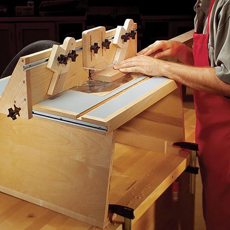 Benchtop Router Table, Router Table Plans, Downloadable Woodworking Plans, Woodworking Plans Pdf, Woodworking Jobs, Wood Crafting Tools, Wood Magazine, Router Woodworking, Router Table