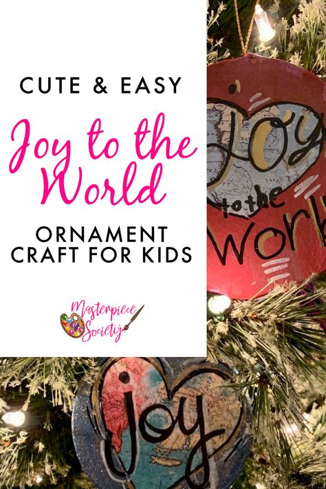 Joy Craft, Homeschool Art Projects, Society Art, Christmas Tree Poster, Advent Crafts, Advent For Kids, Advent Activities, Keepsake Crafts, Homeschool Crafts