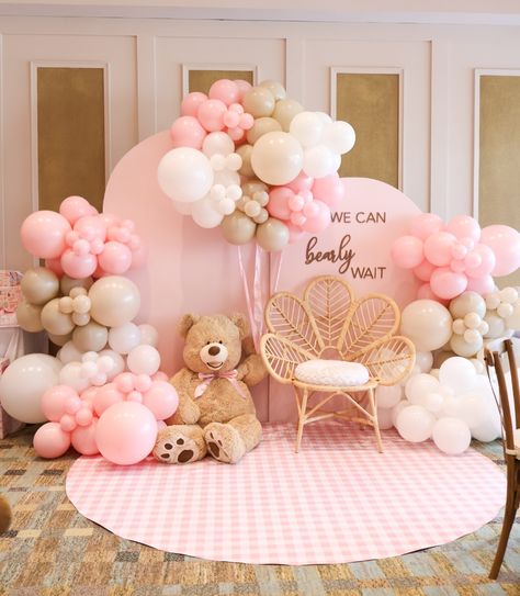 Teddy Bear Baby Shower 🧸 #teddybear #teddybearbabyshower #teddybearbabyshowertheme #teddybearballoons #teddybearcenterpieces #teddybearbackdrop #teddybeardecoration February Baby Shower Themes, Pink Bear Baby Shower, Teddy Bear Centerpieces, February Baby Showers, Teddy Bear Baby Shower Theme, Pink Baby Shower Decorations, Bear Baby Shower Theme, Teddy Bear Theme, Teddy Bear Girl