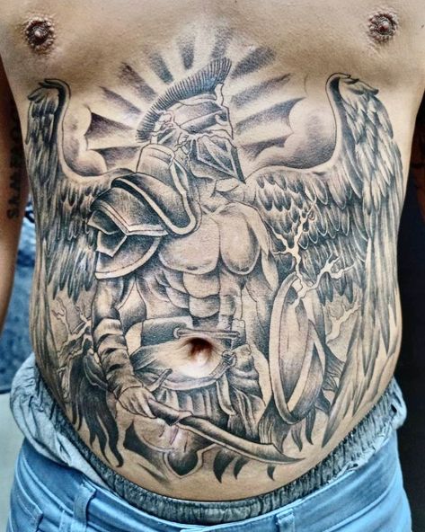 Black and grey work Stomach Tattoo, Stomach Tattoos, Bangkok Thailand, Bangkok, Black And Grey, Thailand, Tattoos, Grey, Pins