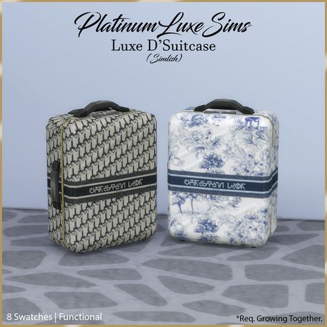 Sims 4 Suitcase Cc, Sims 4 Luggage Cc, Sims 4 Simlish Cc, Sims 4 Cc Curseforge, Curseforge Mods Sims 4, Sims 4 Luxury, Furniture Cc, Cc Furniture, Growing Together