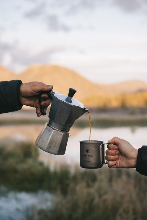 Coffee Photo Shoot Ideas, Coffee Man Aesthetic, Camping Coffee Aesthetic, Camper Aesthetic, Coffee Camping, Cabin Coffee, Country Man, Poem Design, Camping Must Haves