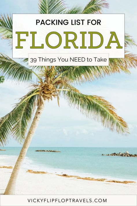 Looking for the ultimate packing list for Florida? If you’re worrying about what to pack for Florida, the hunt is over! Let me take you through everything you need to take on your trip. What To Pack For Florida, Pack For Florida, Packing List For Florida, Florida Holiday, Ultimate Packing List, Orlando Theme Parks, Florida Trip, Vacation Tips, List Ideas