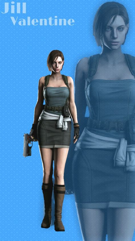 Jill Valentine (Facebook). Shinji Mikami, Resident Evil Video Game, Jill Sandwich, Evil Woman, Valentine Resident Evil, Resident Evil 3 Remake, Resident Evil Girl, Evil Girl, Resident Evil Collection