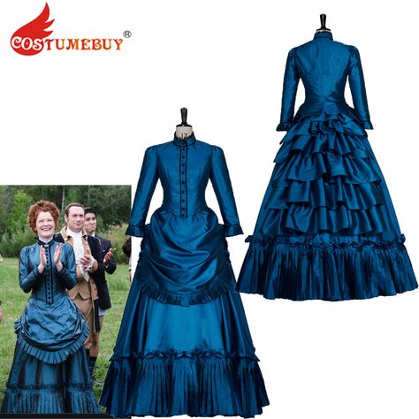 Victorian Lady Edwardian Dress Ghosts Hetty Cosplay Costume Top Skirt Bustle Gown Dress Civil War Dress Masquerade, Masquerade Ball Gown, Vampire Dress, Patron Vintage, Bustle Dress, Gothic Vampire, Edwardian Dress, Victorian Lady, Victorian Clothing