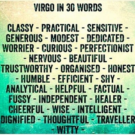 Describing a virgo in 30 words. #virgo #zodiac #zodiacsign #zodiacfacts #horoscopes #astrology Virgo Personality Traits, All About Virgo, Virgo Personality, Virgo Star Sign, Virgo Star, Virgo Traits, Virgo Quotes, Virgo Love, Virgo Women