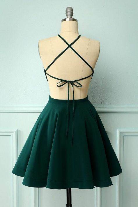 Halter Homecoming Dress, Short Green Dress, Mini Prom Dresses, Green Homecoming Dresses, Short Homecoming Dress, Short Prom Dress, Short Cocktail Dress, Grad Dresses, Sweet 16 Dresses