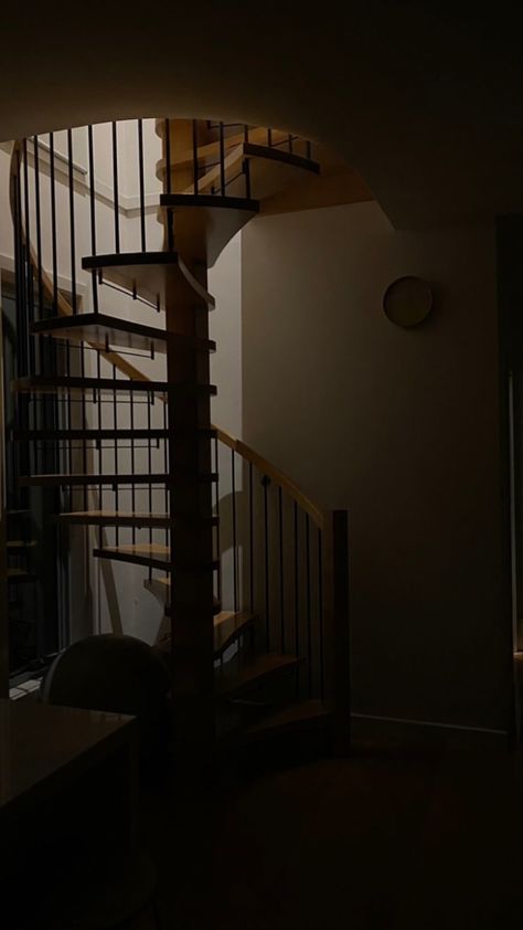 Staircase Aesthetic, Cottage Spiral Staircase, Spiral Staircase Aesthetic, Spiral Staircase Nyc Apartment, Dollhouse Spiral Staircase, Princess School, Castle Spiral Staircase, Small Staircase, Attic Staircase