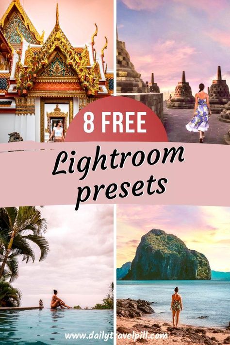 These professional free Lightroom presets are everything you need to step up your photo-editing game! | free presets | free editing presets | sunset Lightroom presets Sunset Lightroom, Editing Presets, Presets For Instagram, Best Free Lightroom Presets, Free Lightroom Presets Portraits, Lightroom Presets Tutorial, Professional Lightroom Presets, Light Room, Free Lightroom Presets