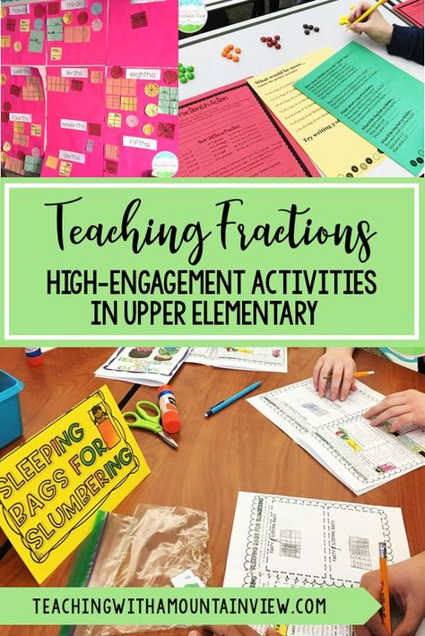 Fourth Grade Fractions Activities, Fraction Projects 3rd Grade, 5th Grade Fractions Activities, Fraction Projects For 5th Grade, Fractions Project, Fraction Project, Fun Fractions Activities, Third Grade Fractions, 4th Grade Fractions