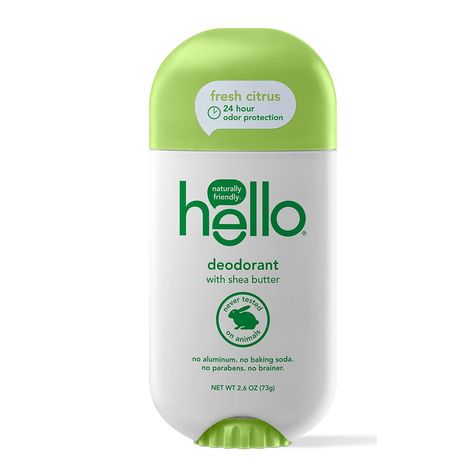 **Hello Fresh Citrus Deodorant With Shea Butter** Citrus Deodorant, Best Natural Deodorant, Deodorant For Women, Cocoa Seeds, Hello Fresh, Natural Care, Smell Fresh, Citrus Scent, Natural Deodorant