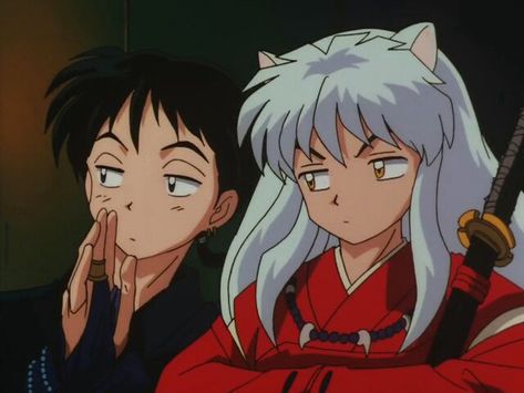 Inuyasha Funny, Inuyasha Kagome, Inuyasha Love, Inu Yasha, Kagome And Inuyasha, Girl Problems, Old Anime, 90s Anime, Inuyasha