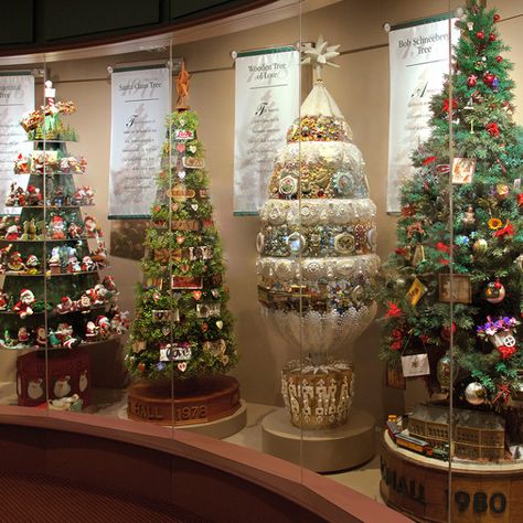 J.C. Hall Christmas Trees - Hallmark Corporate Hallmark Christmas Tree, Harry Potter Great Hall Christmas, Christmas Tree With Hallmark Ornaments, Christmas Tree Hotel Lobby, Christmas Tree Hallmark Ornaments, Days Before Christmas, Winter Images, Hallmark Christmas, Hallmark