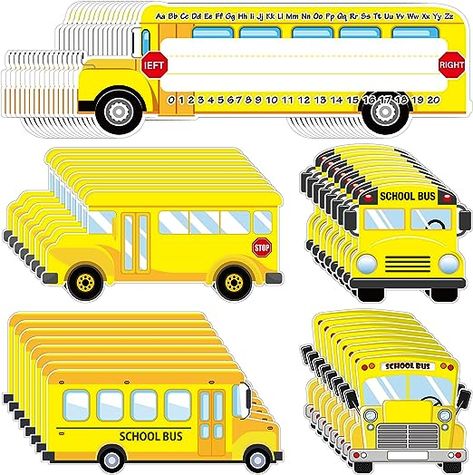 Patelai 64 Pieces School Bus Theme Nameplates and School Bus Paper Cutouts Set with Glue Point Dots Name Tags Classroom Name Tags Bulletin Board Border for Teacher Kindergarten Office Decorations Classroom Name Tags, Kindergarten Decorations, Bulletin Board Borders, Paper Cutouts, Kindergarten Fun, Office Decorations, Name Labels, Paper Cutout, Classroom Themes