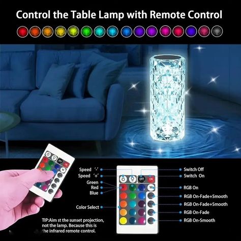 Crystal Rose Table Lamp 16 Colour LED Night Lights For Room Decoration #homedecor #kitchengadgets #home ⏭️Price only 479/- WhatsApp for 10% Discount. 👇👇👇Shop Now👇👇👇 ⏭️WhatsApp Link Given in bio ⏭️WhatsApp - 6393697857 Within 7-9 business days However, to find out an actual date of delivery, please enter your pin code. Crystal Rose Table Lamp 16 Colour LED Night Lights for Room Decoration, Photography, Gift, Bedroom, usb Rechargable (With Remote) Lights For Room, Bio Whatsapp, Led Night Lights, Decoration Photography, Pin Code, Crystal Rose, Led Night Light, Night Lights, Room Lights