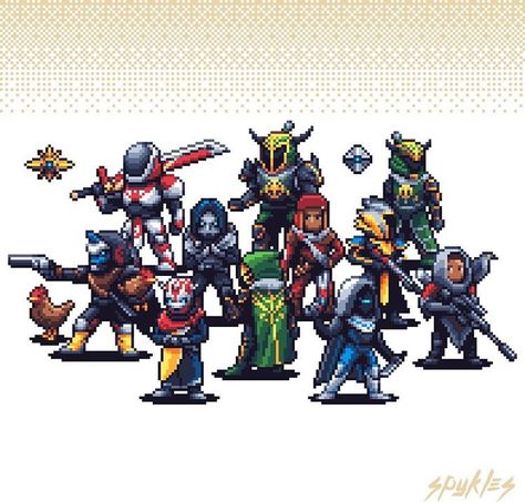 Pixel Art Banner, Destiny Cayde 6, Destiny Backgrounds, Destiny Gif, Pixel Gif, Destiny Bungie, Persian Warrior, Zelda Tattoo, Cayde 6