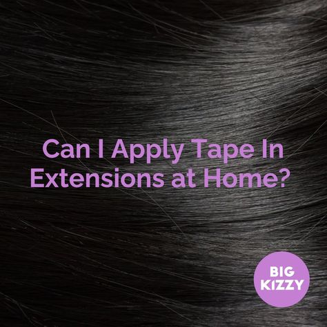 HOW TO APPLY TAPE IN HAIR EXTENSIONS AT HOME   While we recommend seeing your stylist for tape in extensions, we love a DIY queen! If you feel you’ve got the experience and skills to put in your tape in extensions at home—go for it! Whether you decide to trust the professionals or take matters into your own hands, we see a hair #glowup in the near future!    Read our blog for the steps and mor info! Diy Tape, Tape In Extensions, Tape In Hair Extensions, Go For It, Glow Up?, Hair Extensions, At Home, I Can, How Are You Feeling