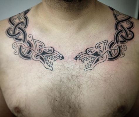 Celtic Elbow Tattoo, Celtic Torc Tattoo, Celtic Chest Tattoo Men, Celtic Neck Tattoo, Irish Celtic Tattoos, Celtic Cross Tattoo For Men, Celtic Wolf Tattoo, Irish Tattoo, Celtic Tattoos For Men