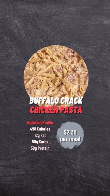 Zach Coen, RD/LN on Instagram: "Leave the flavorless diet foods in 2021! Step up your meal prep! Full video is on my TikTok and YouTube channel. Downloadable PDFs for all of my recipes are available at www.patreon.com/zachcoen #mealprep #buffalocrackchicken #crockpot #affordablemealprep #crackchickenpasta #diet #weightloss #fatloss #fitness #nutrition #dietitian #food #easyrecipes #recipes #thatdietitianwiththebeard" Zach Coen, Affordable Meal Prep, Meal Planning Menus, Protein Lunch, Macro Friendly Recipes, College Meals, Work Meals, Macro Meals, Health Dinner