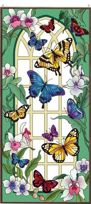 Butterfly Garden Art, Garden Butterfly, Mosaic Pictures, Butterflies And Flowers, Butterfly Pictures, Pola Sulam, Mosaic Wall Art, Butterfly Painting, Butterfly Flower